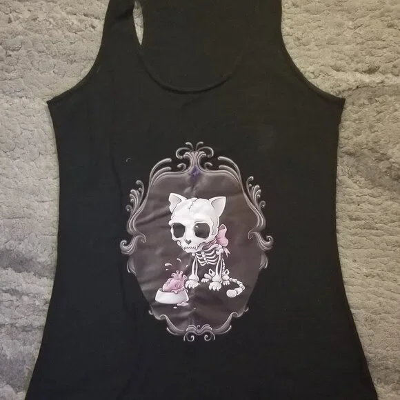 Lot of 6 aternative festival tops - Picture 6 of 10